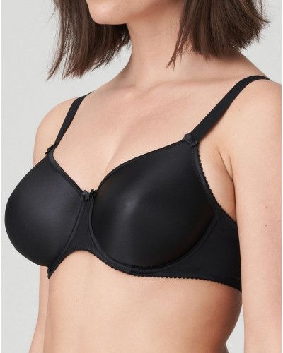 Padded underwired bra Prima Donna Satin (Black)