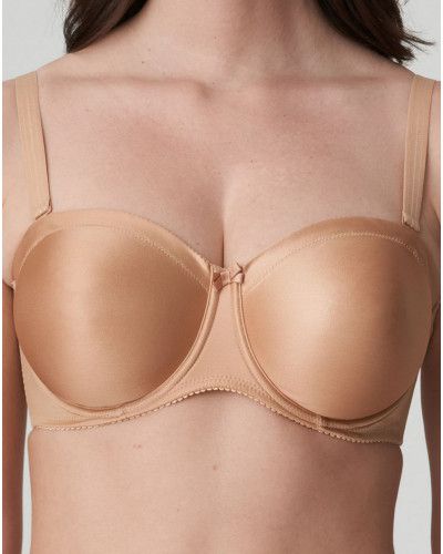 Soutien-gorge bandeau Prima Donna Satin (Cognac)