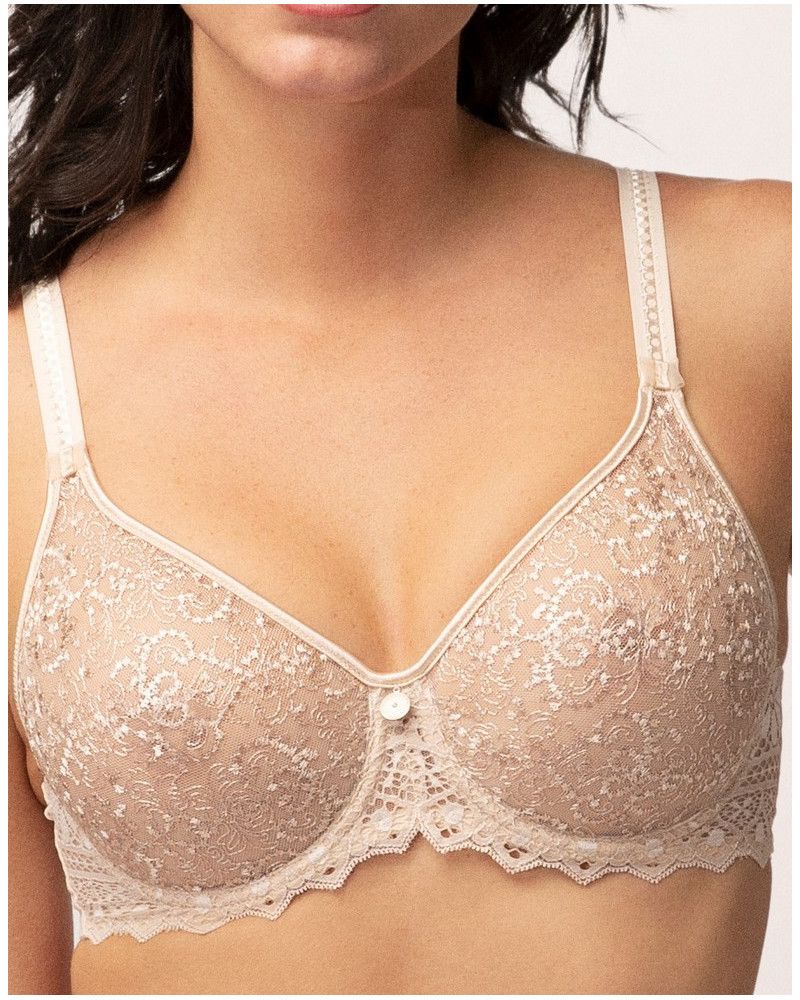 Underwired seamless bra Empreinte Cassiopée (Creamy Beige)