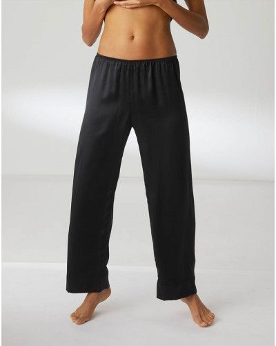 Pantalón de seda Simone Pérèle Dream (Negro)