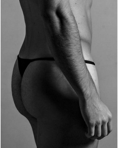 Tanga Plumes HOM (Negro)
