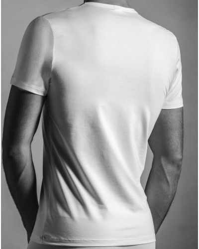 Camiseta de Gasa modal (Blanco)