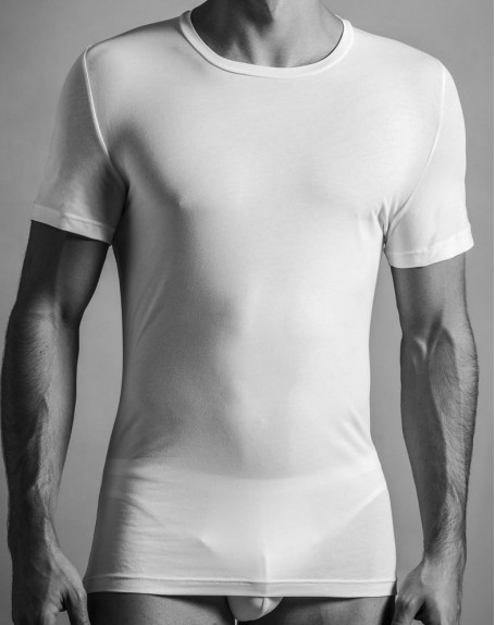 T-shirt HOM Supreme Coton (Blanc) HOM - 1