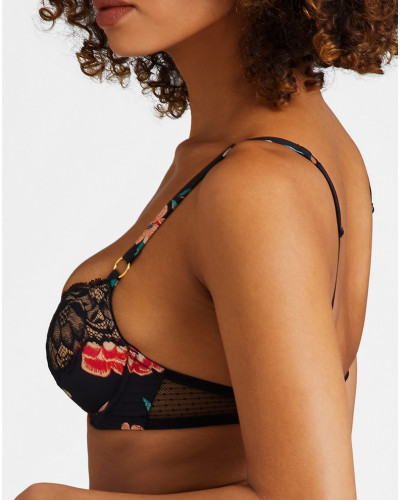 Padded plunge bra Aubade Sweet Folk (Poétique)