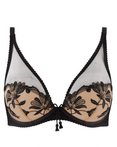 Sujetador triángulo con aros Aubade Lovessence (Negro)