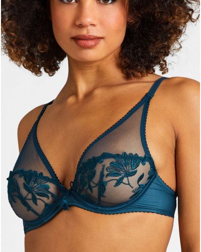 Sujetador triángulo con aros Aubade Lovessence (Imperial Green)