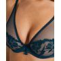 Underwired triangle bra Aubade Lovessence (Imperial Green)