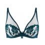 Underwired triangle bra Aubade Lovessence (Imperial Green)