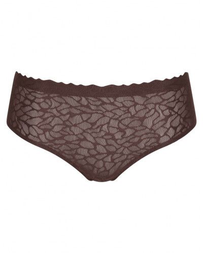 Braga cintura alta Sloggi Zero Feel Lace (Ebony Brown)