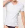 Camiseta cuello V corte ajustado (Algodón Orgánico) Sloggi GO Shirt (Blanco) Sloggi For Men - 1