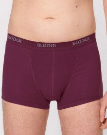 Sloggi For Men Basic Shorts (2 pack) (Bordeaux) Sloggi For Men - 1