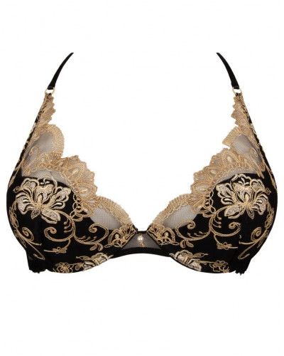 Underwired triangle bra Lise Charmel Déesse en Glam (Or Glamour)