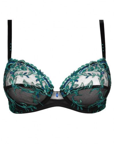 Underwired bra Lise Charmel Secrète Emeraude (Emeraude Intime)
