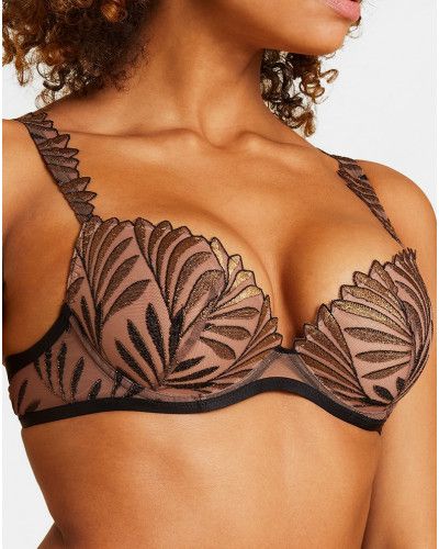 Padded Plunge Bra Aubade Sensory Illusion (Golden Leaves)