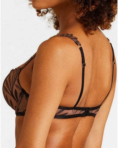 Padded Plunge Bra Aubade Sensory Illusion (Golden Leaves)