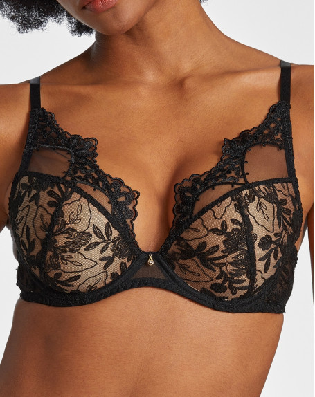 Soutien-gorge plunge foulard Aubade After Midnight (Attraction) Aubade - 1