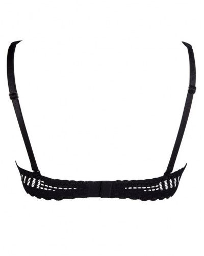 Sujetador sin tirantes preformado Antigel Tressage graphic (Tressage Negro)