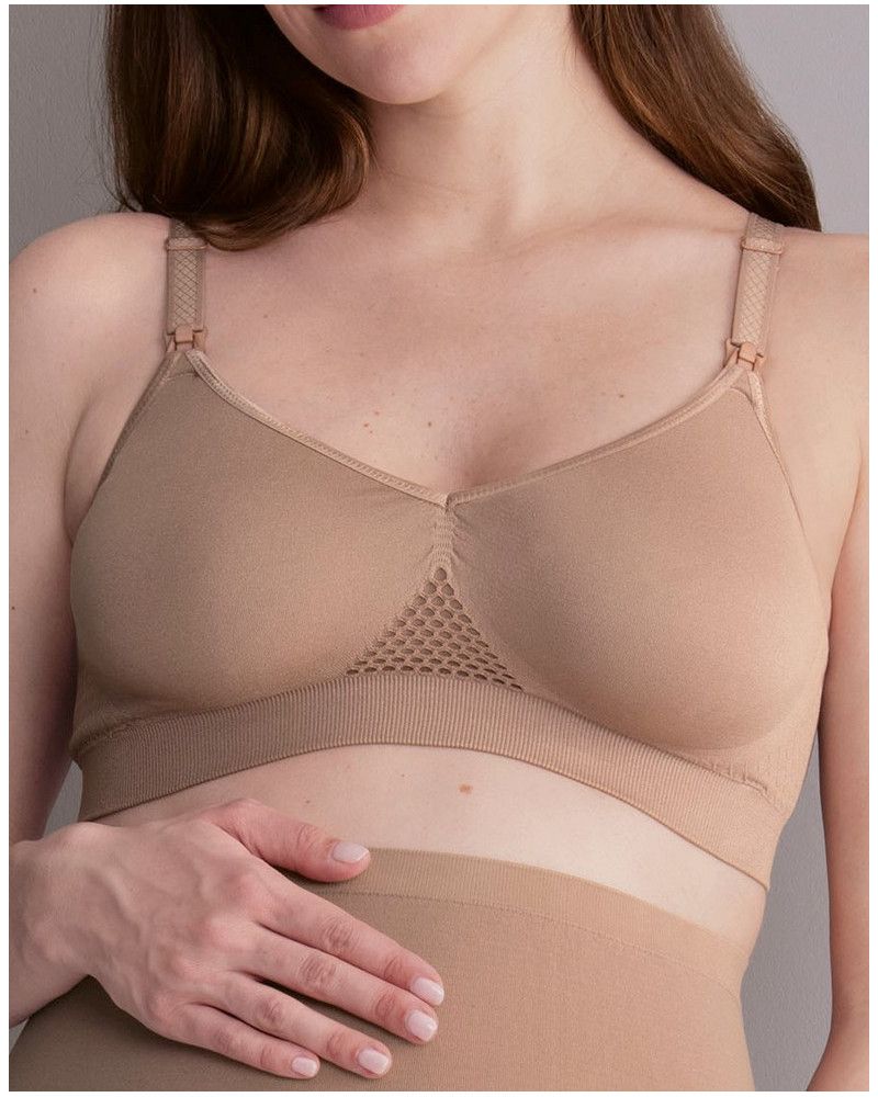Sujetador de lactancia sin aros Anita Maternity Seamless (Dusty Rose)
