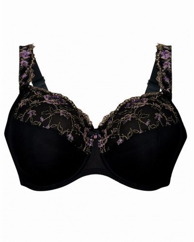 Sujetador con aros bienestar Rosa Faia Colette (Negro)