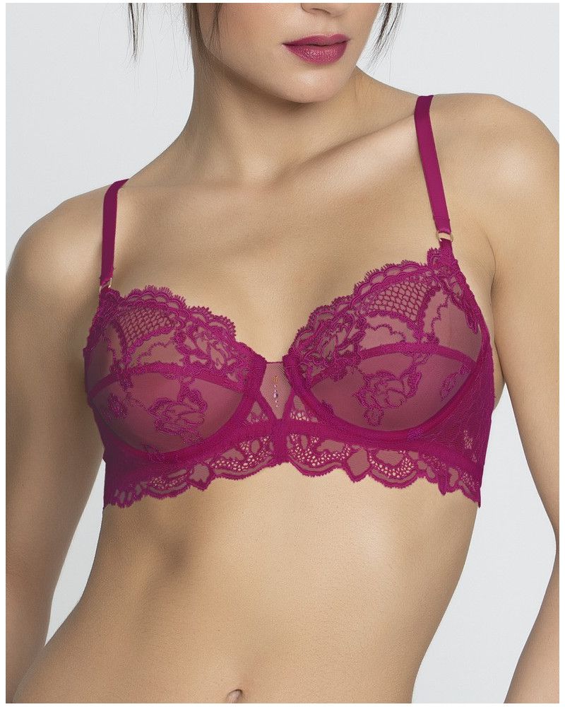 Bra Lise Charmel Sublime en dentelle (Fuchsia Sublime)