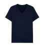 HOM V-Neck T-shirt Tencel Soft (Marine) HOM - 3