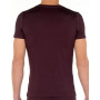 HOM V-Neck T-shirt Tencel Soft (Bordeaux) HOM - 2