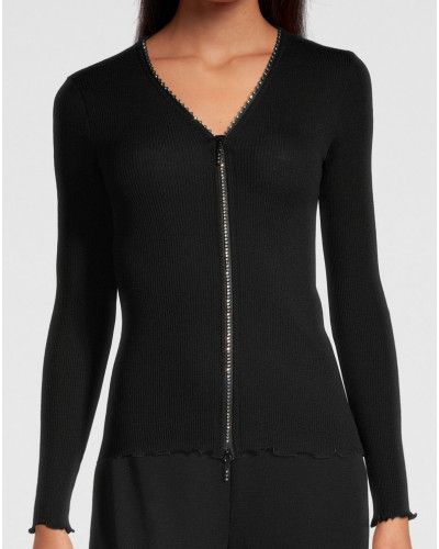 Chaleco Oscalito Strass (Negro)