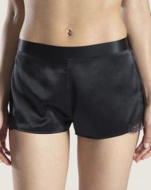 Shorts Aubade Toi Mon Amour 100% Silk (Black) Aubade - 1