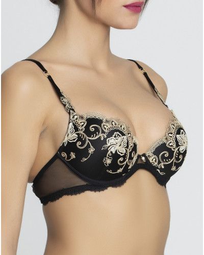 Padded progressive bra Lise Charmel Déesse en Glam (Or Glamour)