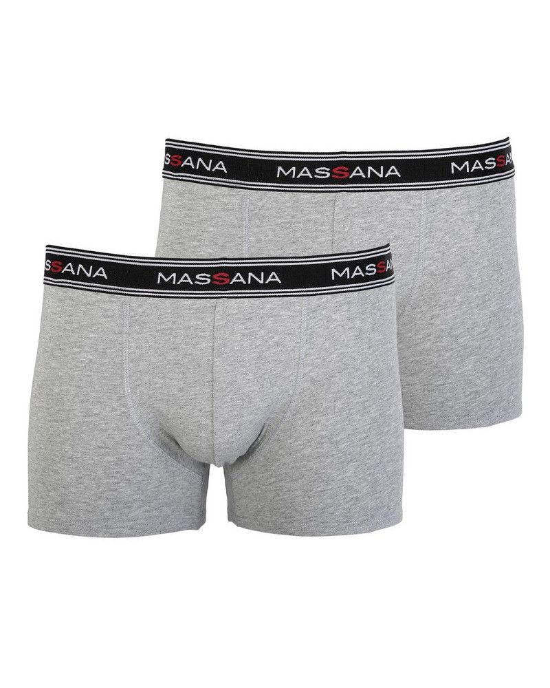 Set of two Boxers Massana (Gris clair)