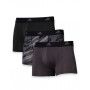 Pack of 3 Boxers Adidas Active Micro Flex Eco (Grey/Print/Black) Adidas - 1
