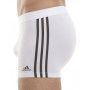 Paquete de 3 Boxers Adidas Active Flex Cotton 3 Stripes (Blanco/Gris/Negro) Adidas - 12