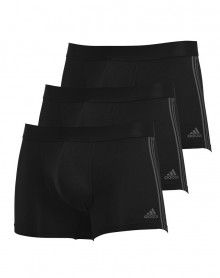 Pack of 3 Boxers Adidas Active Flex Cotton 3 Stripes (Black) Adidas - 1