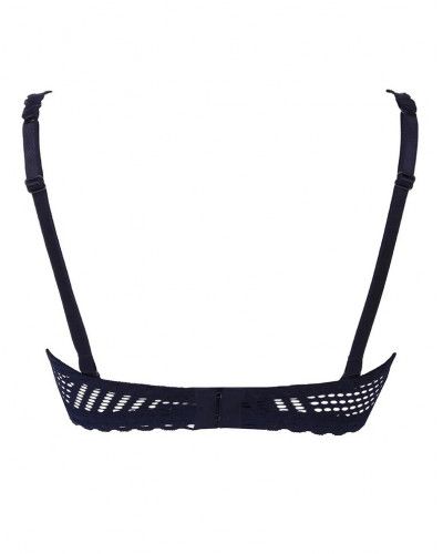 Strapless removable straps bra Antigel Tressage Graphic (Tressage Marine)