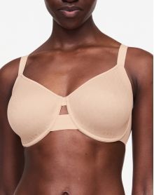 Underwired full cup molded bra Chantelle Smooth Lines (Beige Doré)