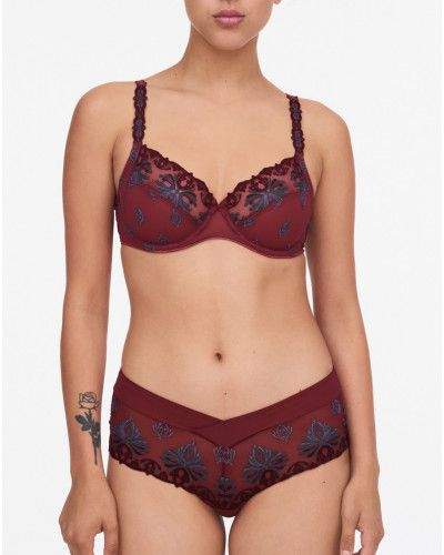 3 parts bra Chantelle Champs-Elysées (Acajou)