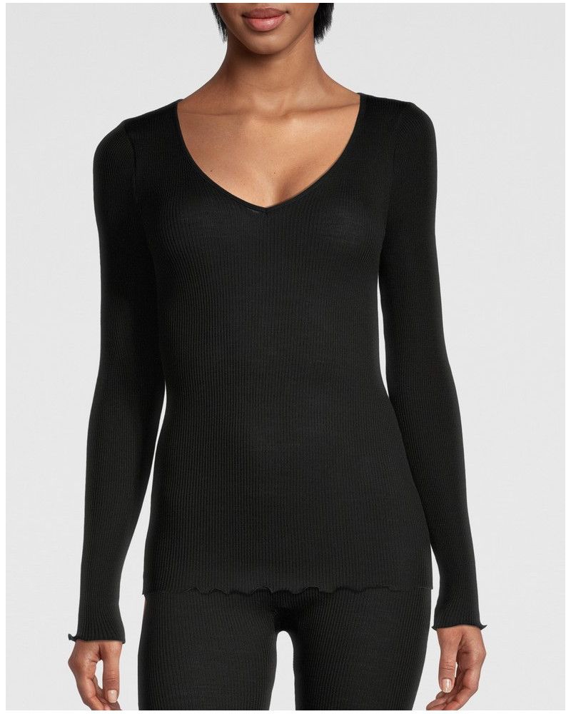 Camiseta Manga Larga Oscalito 3486 (Negro)