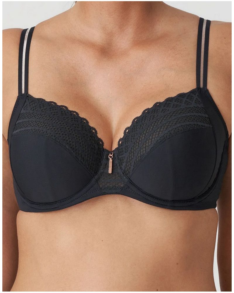 Sujetador con aros Prima Donna Twist East End  (Charbon)