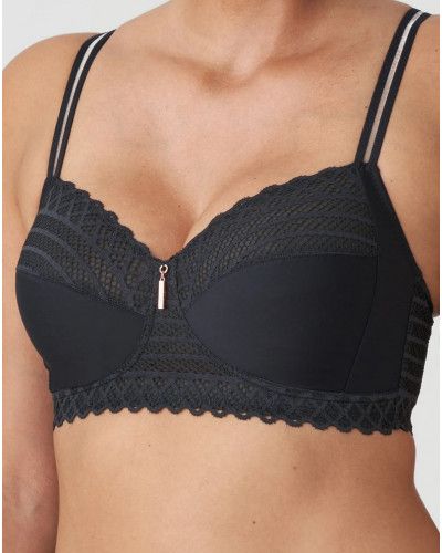 Sujetador triángulo sin aros Prima Donna Twist East End (Charbon)