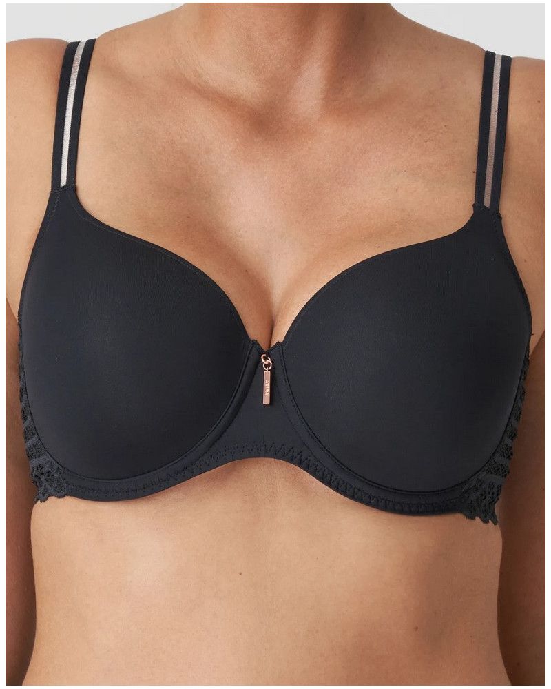 Padded Bra heart shape Prima Donna Twist East End (Charbon)
