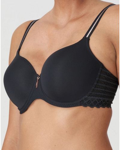 Padded Bra heart shape Prima Donna Twist East End (Charbon)