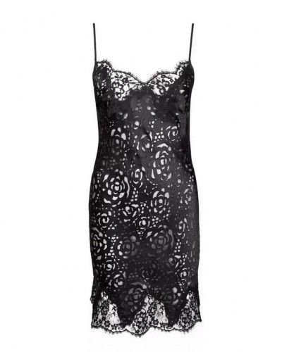 Charm nightdress Lise Charmel Dressing Floral (Black)