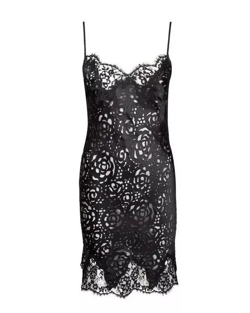 Charm nightdress Lise Charmel Dressing Floral (Black)