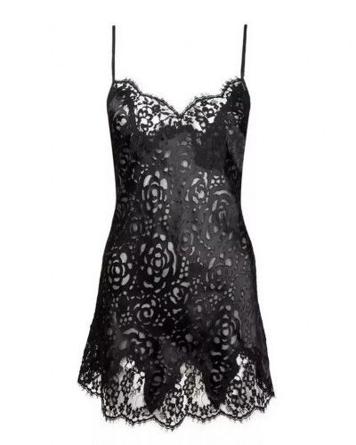 Babydoll Lise Charmel Dressing Floral (Black)