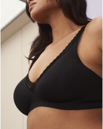 Sujetador Sin Aros Sloggi Body Adapt Twist (Negro)