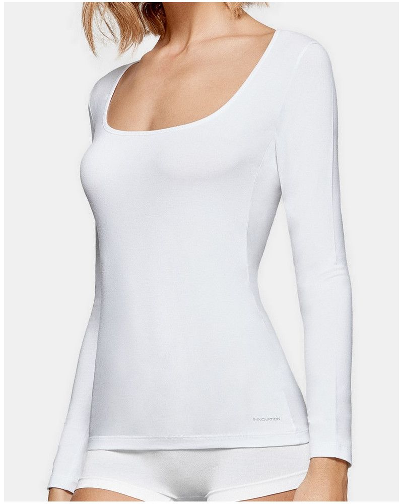 Long sleeve o-neck t-shirt Impetus (White)
