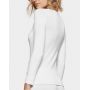 Long sleeve thermal high o-neck t-shirt Impetus Thermo (White)