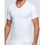 T-shirt doux manches courtes col V Impetus (Blanc)