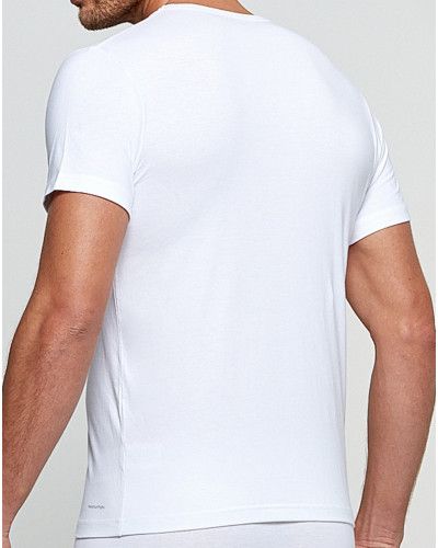 T-shirt chaleur manches courtes col V Impetus (Blanc)
