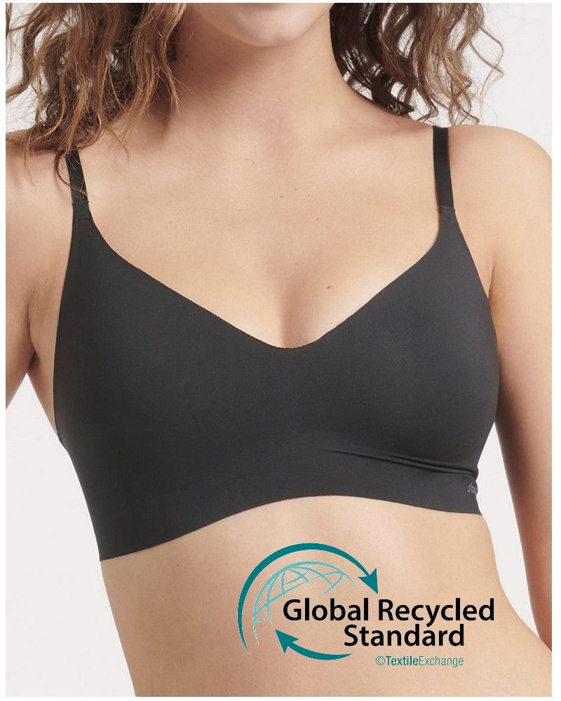 Bralette Sloggi Zero Microfibre (Negro)